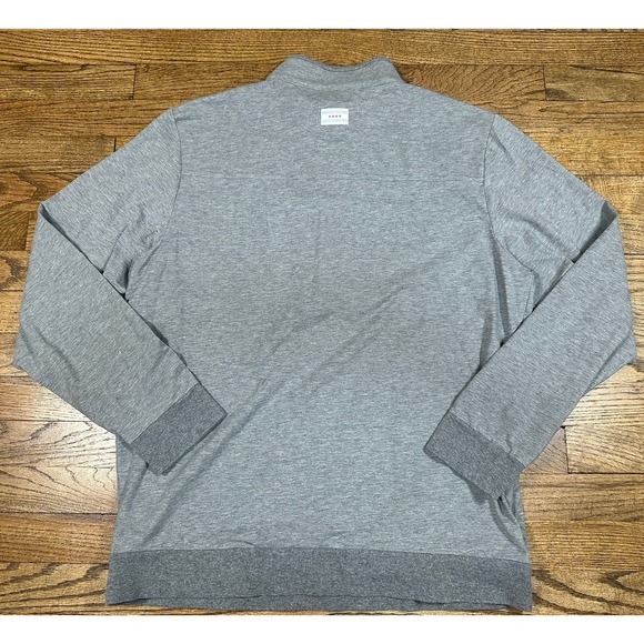 Travis Matthew 1/4 Zip Pullover Sweater Blue Lightweight Jacket Golf Men's Large - Picture 5 of 6